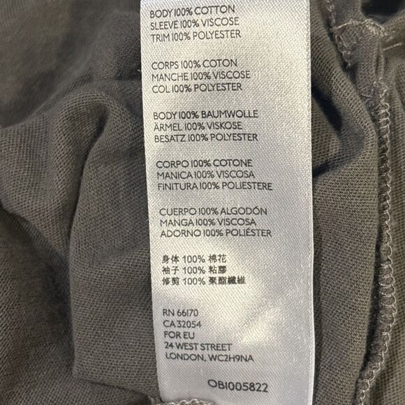 We The Free People Jade Floral Print Long Sleeve Top Olive Green Women's Size XS - Picture 13 of 13